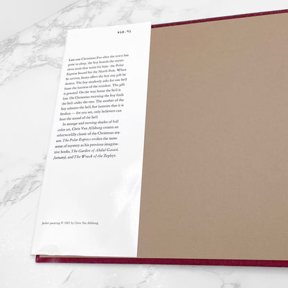 The Polar Express by Chris Van Allsburg [FIRST EDITION] 1985 • 33rd Printing • Houghton Mifflin