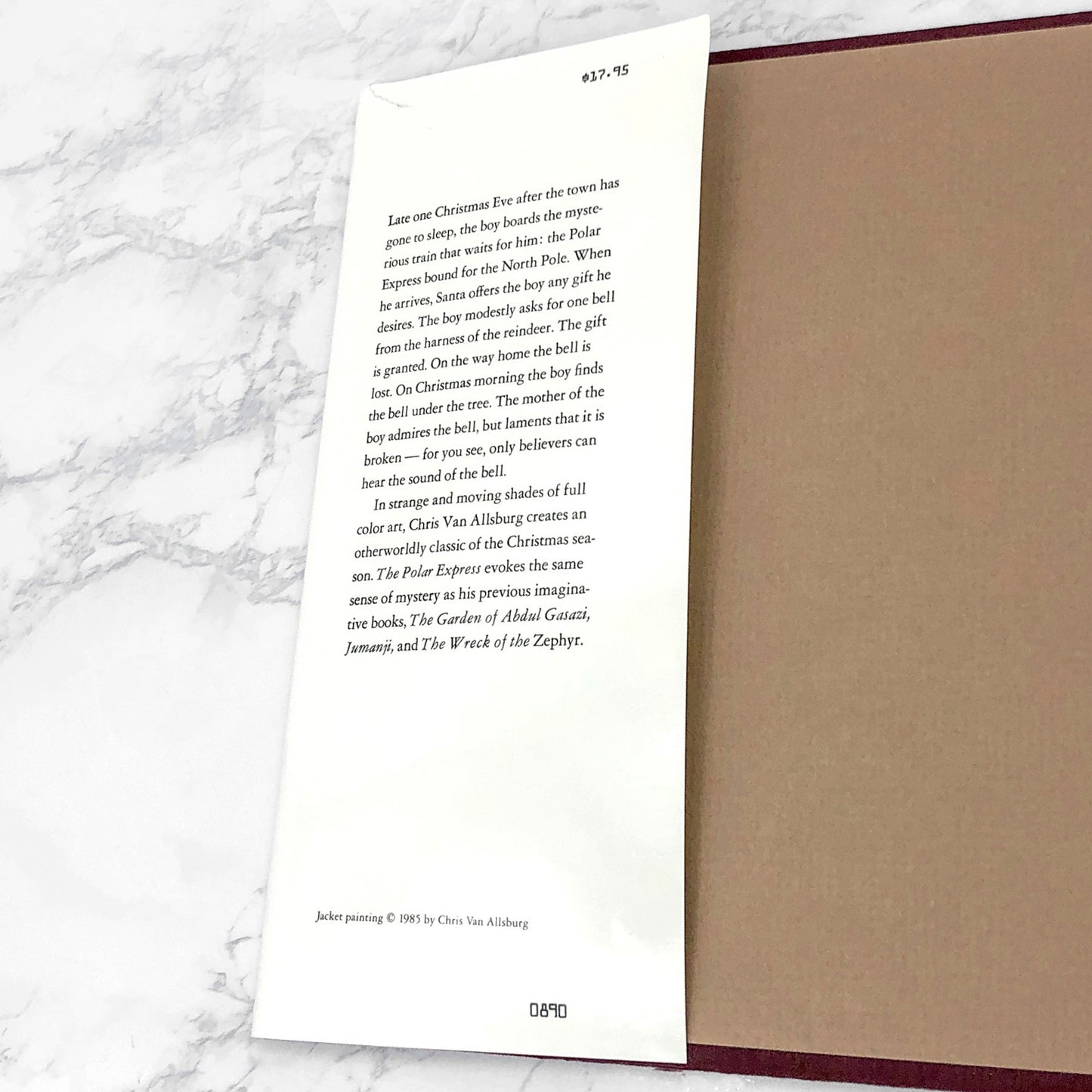 The Polar Express by Chris Van Allsburg [FIRST EDITION] 1985 • Houghton Mifflin