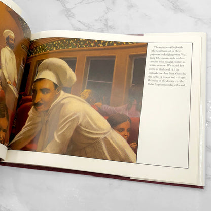 The Polar Express by Chris Van Allsburg [FIRST EDITION] 1985 • Houghton Mifflin