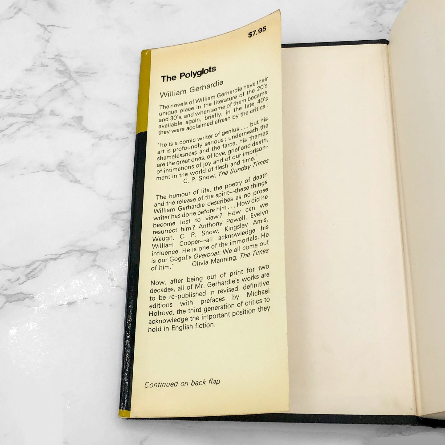 The Polyglots by William Gerhardie [REVISED DEFINITIVE EDITION] 1970 • St. Martin's