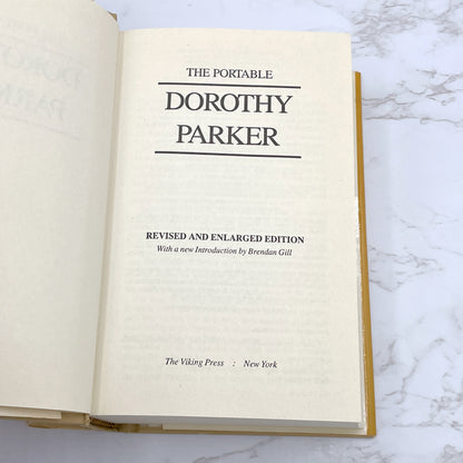 The Portable Dorothy Parker [REVISED EDITION HARDCOVER] 1985 • The Viking Portable Library