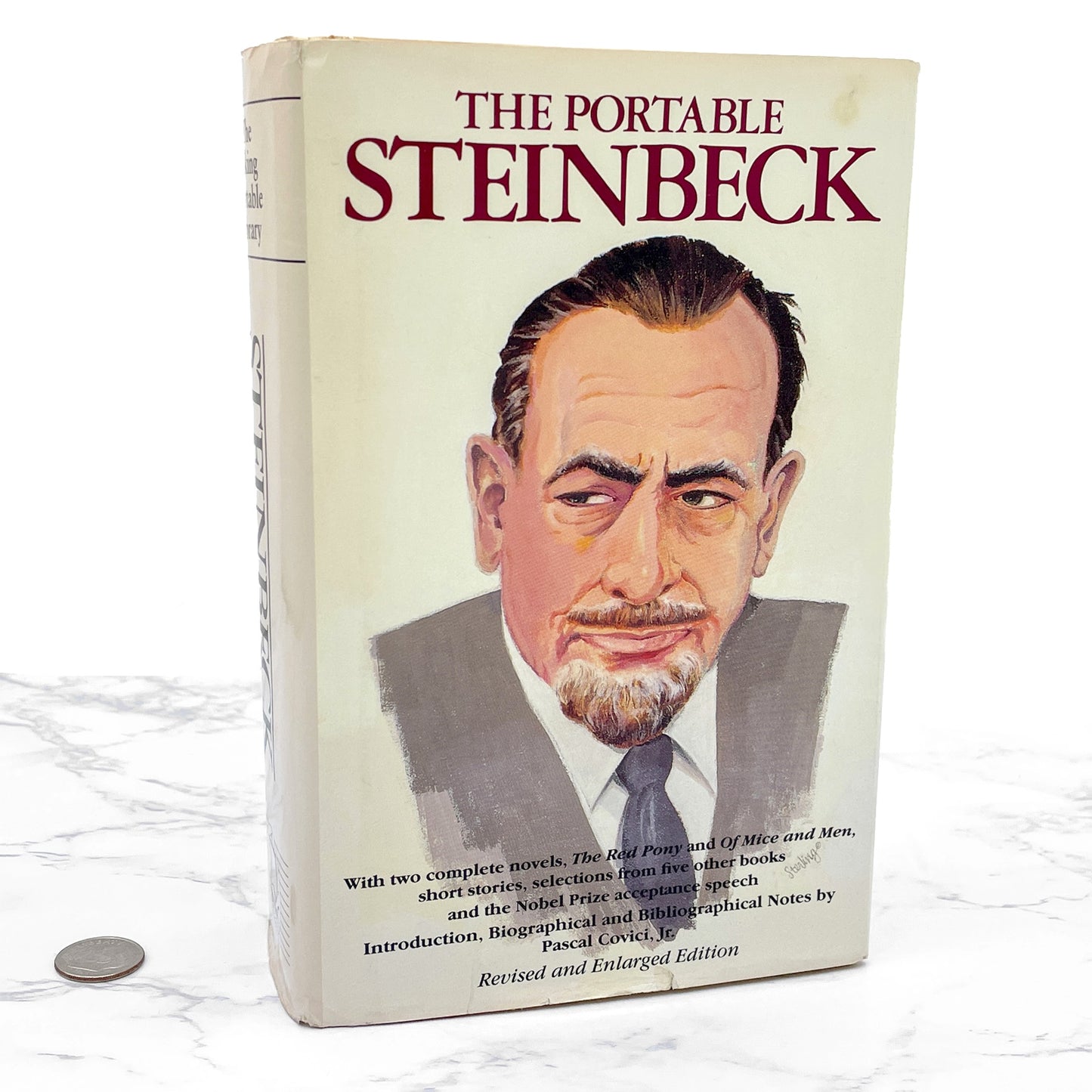 The Portable Steinbeck [REVISED EDITION HARDCOVER] 1971 • The Viking Portable Library