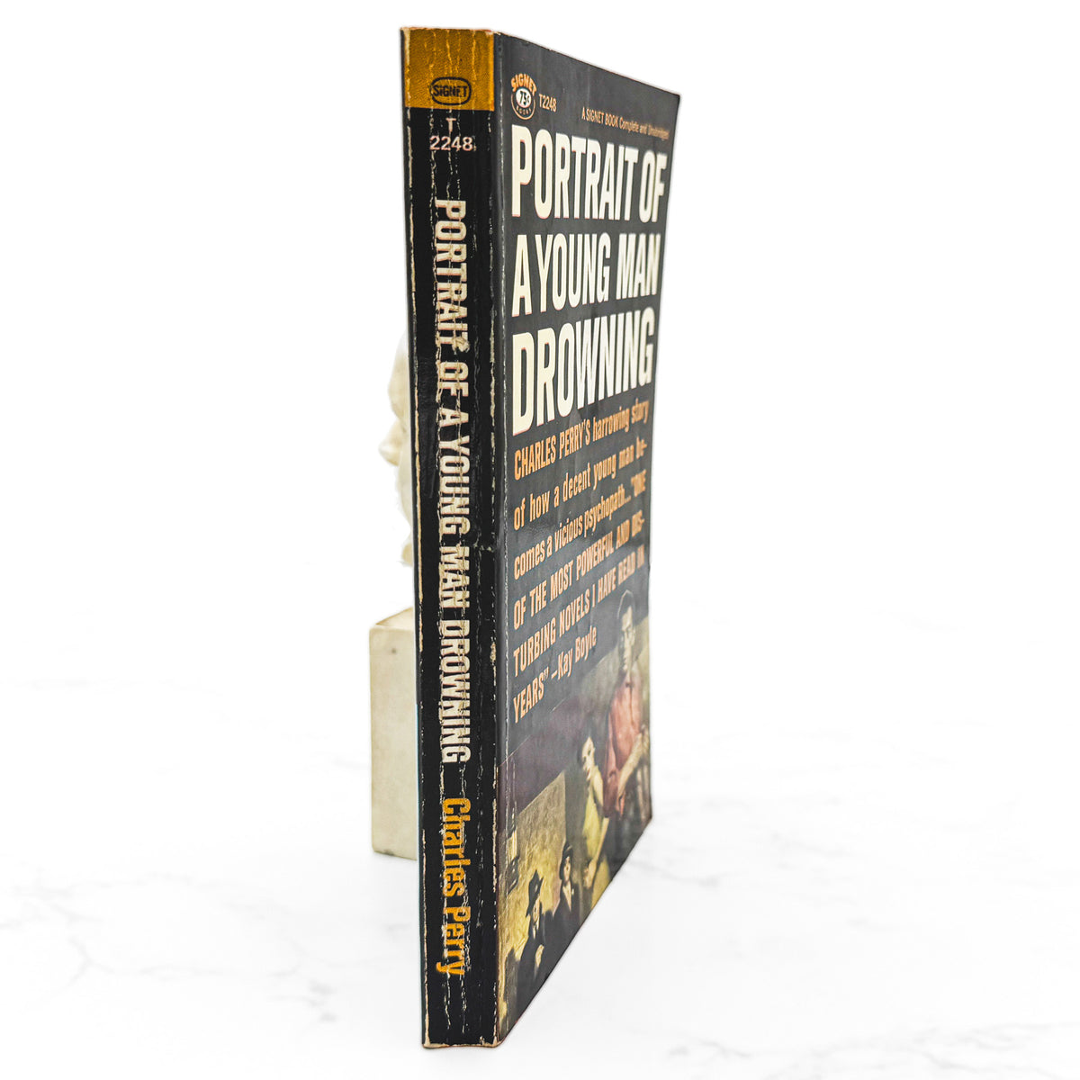 Portrait of a Young Man Drowning by Charles Perry [FIRST PAPERBACK PRINTING] 1963 • Signet