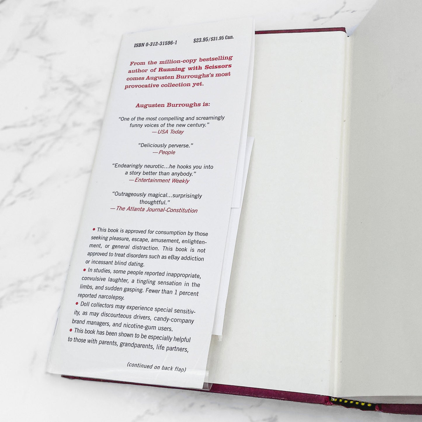 Possible Side Effects by Augusten Burroughs SIGNED! [FIRST EDITION] 2006 • St. Martin's Press