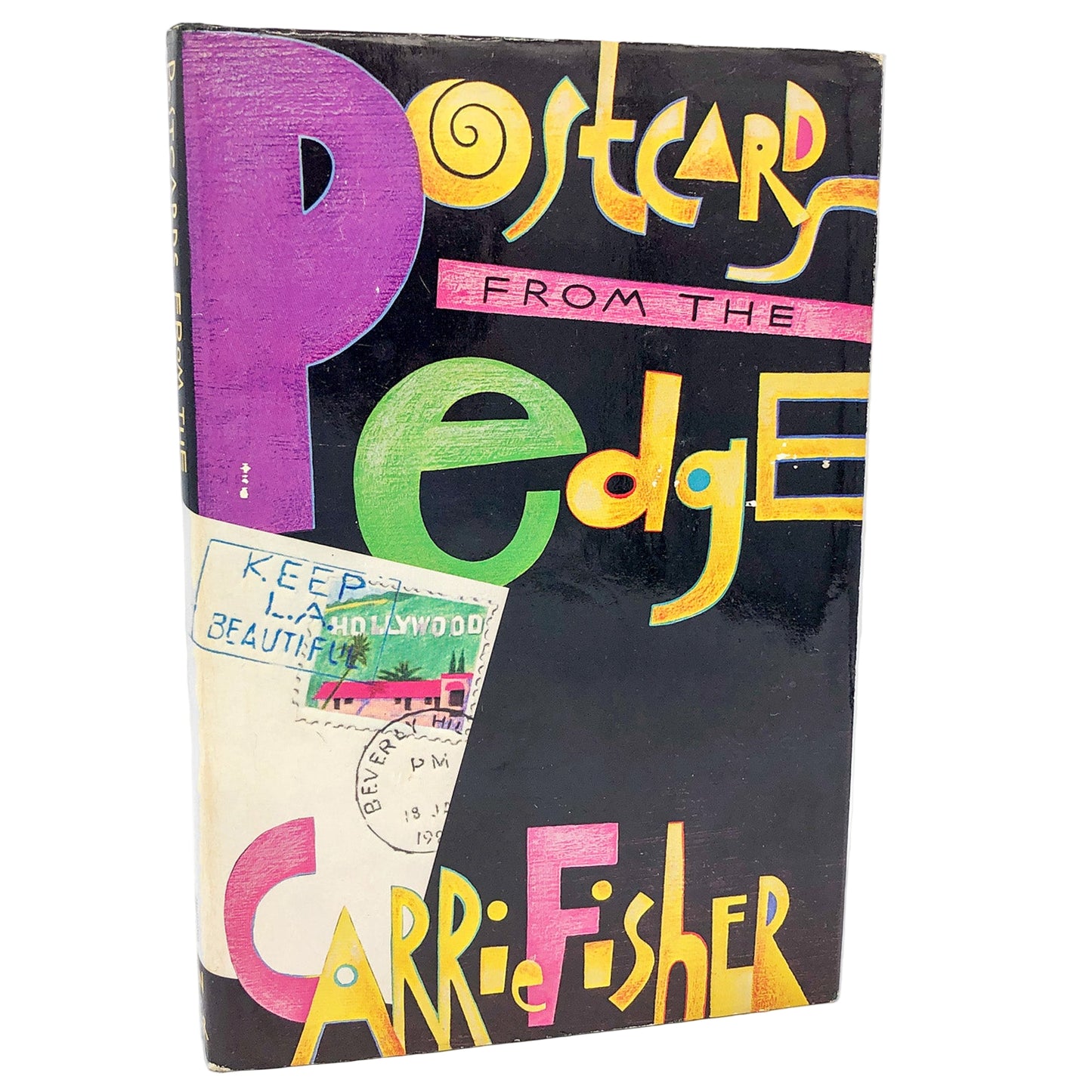 Postcards from the Edge by Carrie Fisher [1987 HARDCOVER] BCE • Simon & Schuster