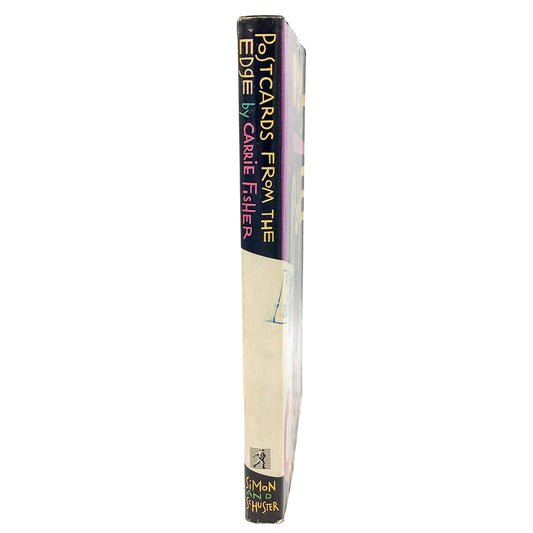 Postcards from the Edge by Carrie Fisher [1987 HARDCOVER] BCE • Simon & Schuster
