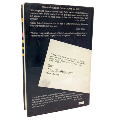 Postcards from the Edge by Carrie Fisher [1987 HARDCOVER] BCE • Simon & Schuster