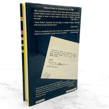 Postcards from the Edge by Carrie Fisher [FIRST EDITION • FIRST PRINTING] 1987 • Simon & Schuster