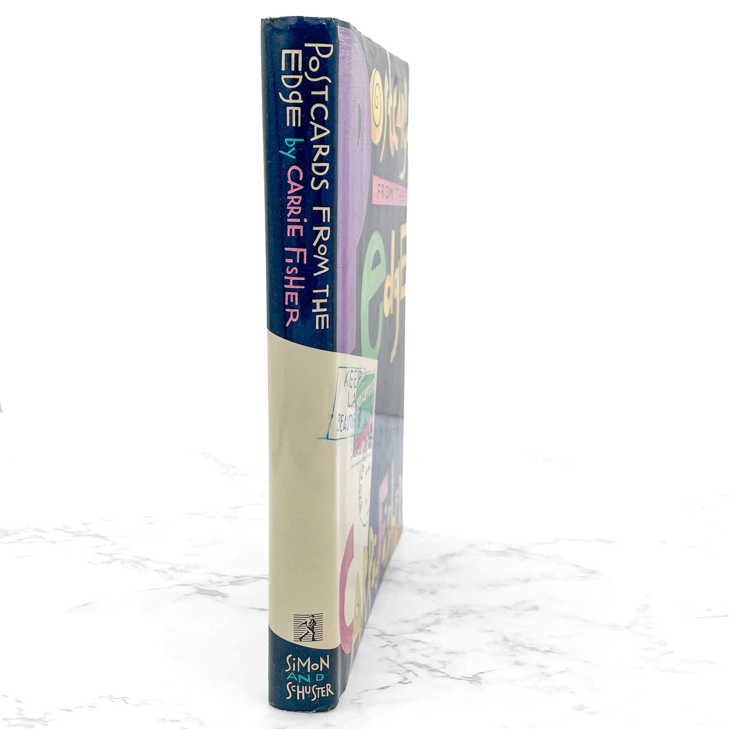 Postcards from the Edge by Carrie Fisher [FIRST EDITION • FIRST PRINTING] 1987 • Simon & Schuster