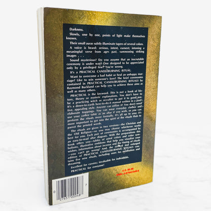 Practical Candleburning Rituals: Spells & Rituals for Every Purpose by Raymond Buckland [THIRD EDITION PAPERBACK] 1984 • Llewellyn