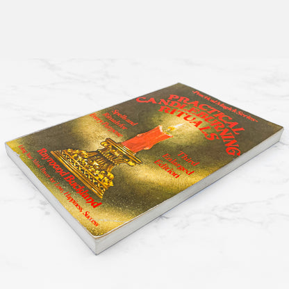 Practical Candleburning Rituals: Spells & Rituals for Every Purpose by Raymond Buckland [THIRD EDITION PAPERBACK] 1984 • Llewellyn