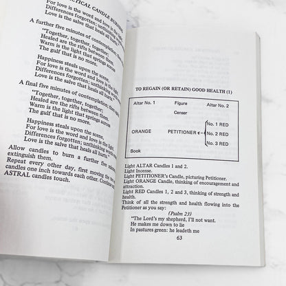 Practical Candleburning Rituals: Spells & Rituals for Every Purpose by Raymond Buckland [THIRD EDITION PAPERBACK] 1984 • Llewellyn
