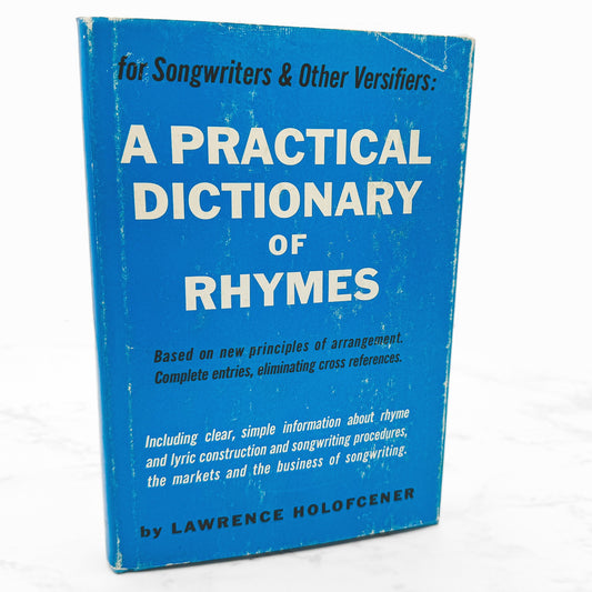 A Practical Dictionary of Rhymes by Lawrence Holofcener [1960 HARDCOVER] • Gramercy