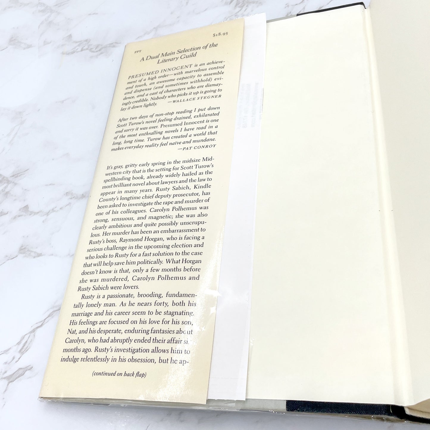 Presumed Innocent by Scott Turow [FIRST EDITION] 1987 • FSG