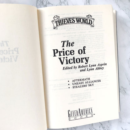 The Price of Victory by Robert Lynn Asprin [FIRST EDITION] BCE • 1990 • Thieves World #10-12