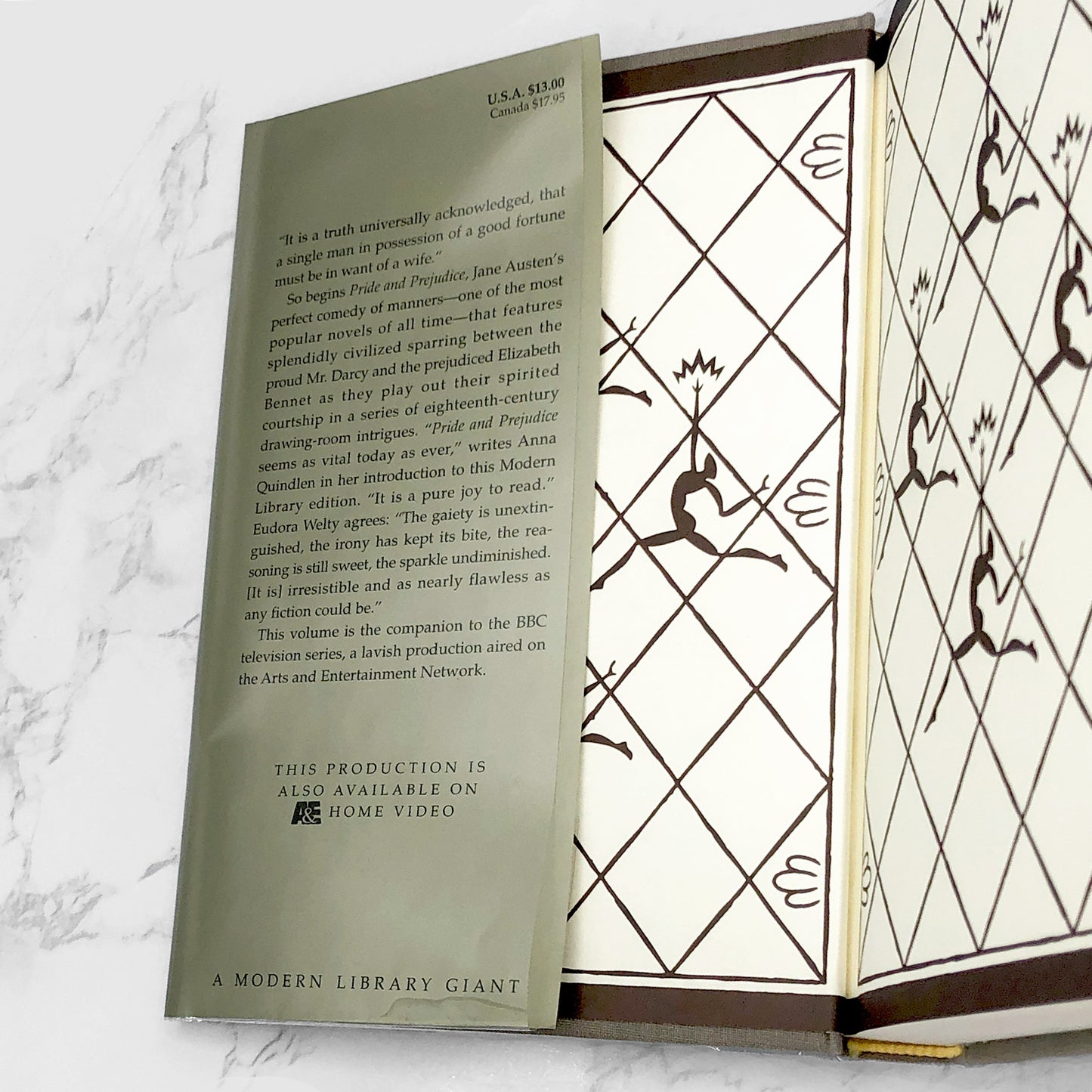 Pride and Prejudice by Jane Austen [BBC TIE-IN HARDCOVER] 1995 • The Modern Library