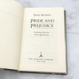 Pride and Prejudice by Jane Austen [BBC TIE-IN HARDCOVER] 1995 • The Modern Library