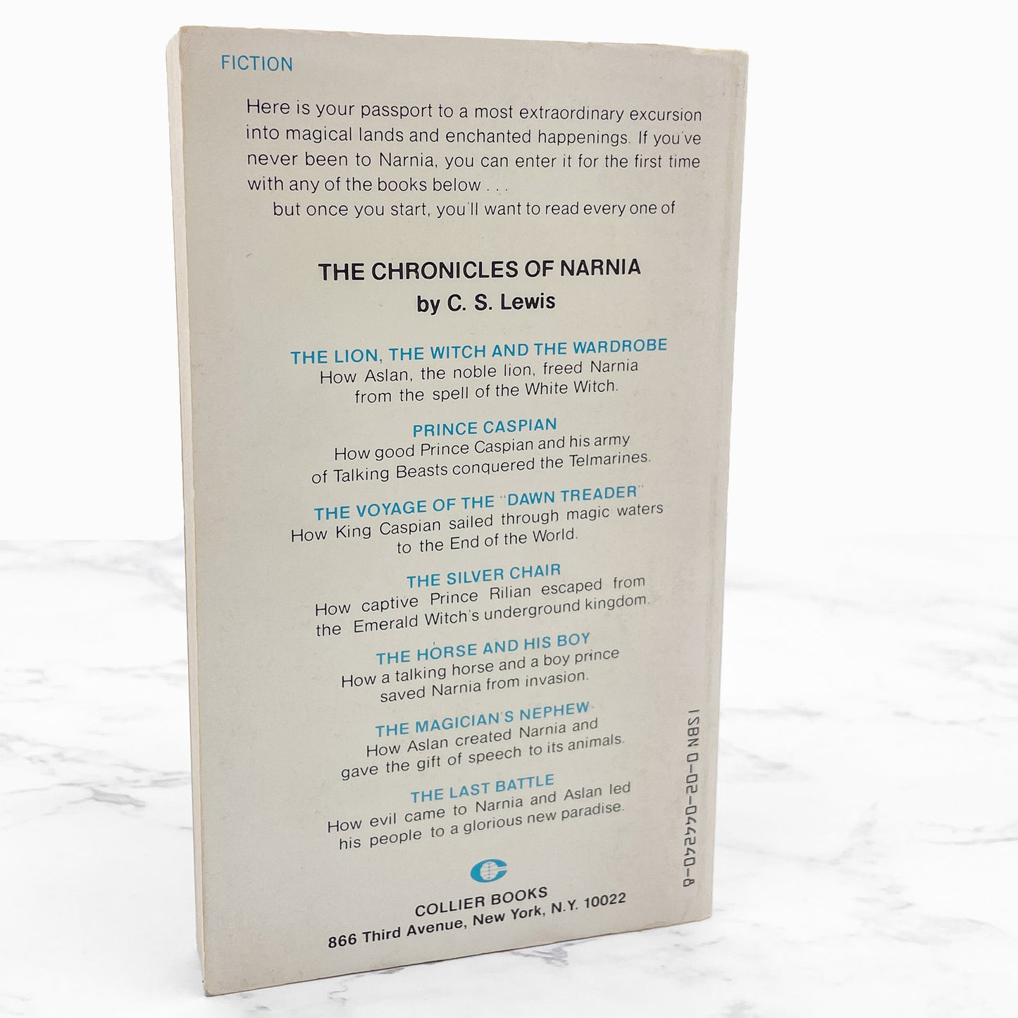 Prince Caspian by C.S. Lewis [1970 PAPERBACK] • Collier • Chronicles of Narnia #2