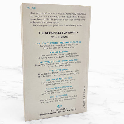 Prince Caspian by C.S. Lewis [1970 PAPERBACK] • Collier • Chronicles of Narnia #2