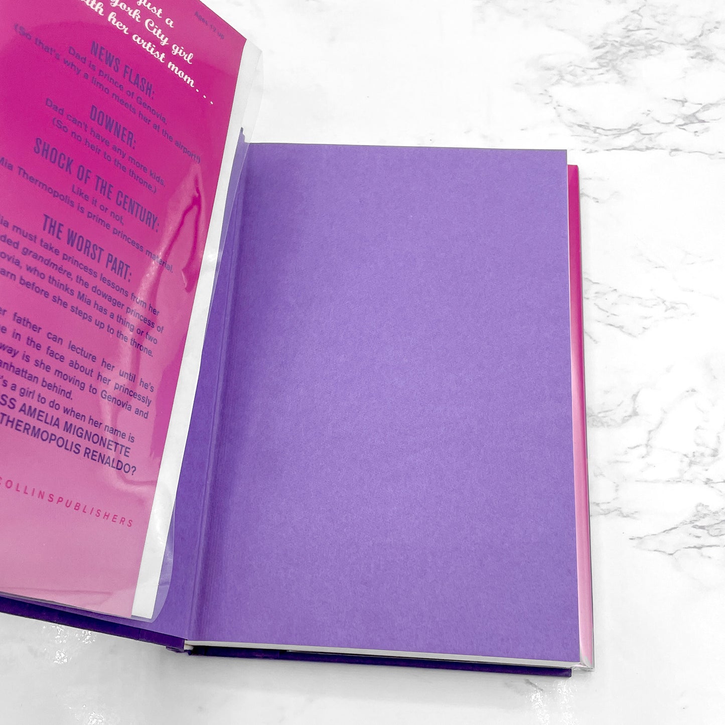 The Princess Diaries by Meg Cabot SIGNED! [FIRST EDITION] 2000 • HarperCollins