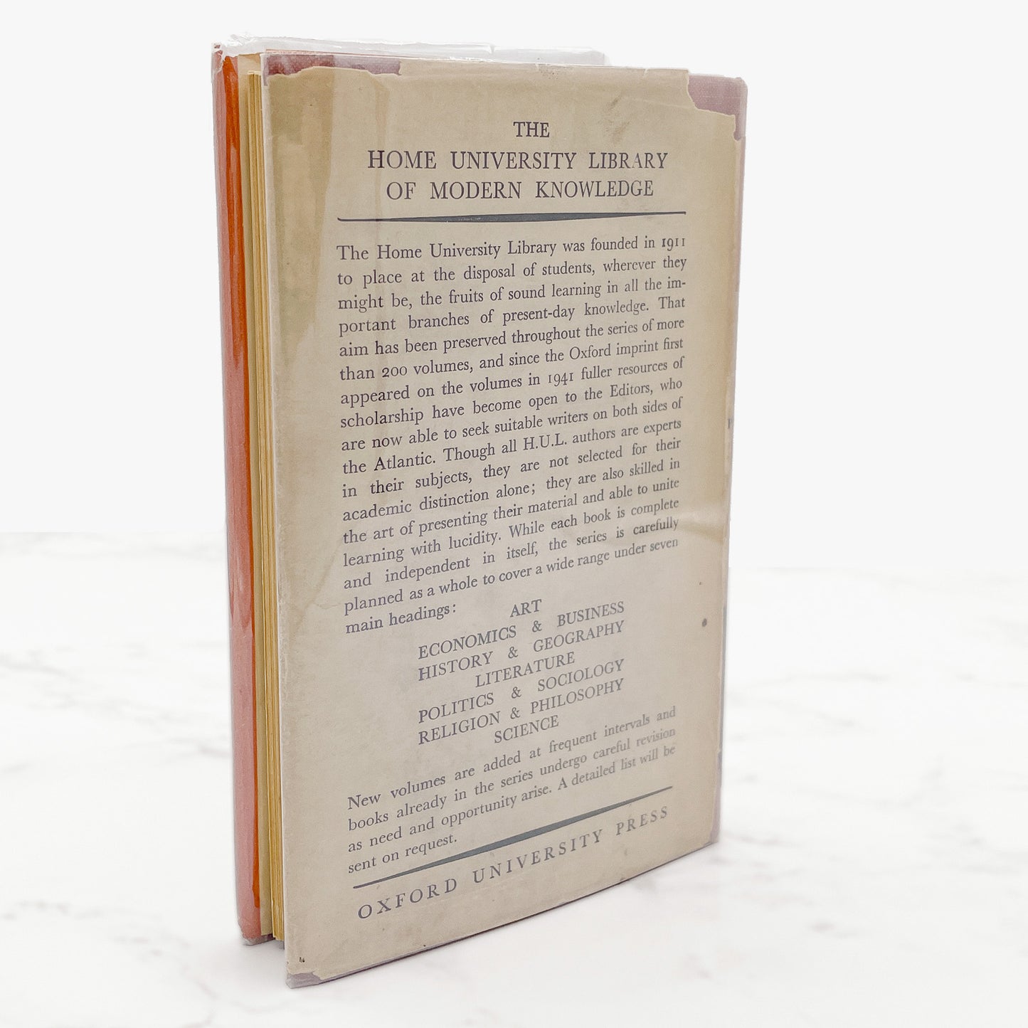 The Problems of Philosophy by Bertrand Russell [U.K. FIRST EDITION] 1948 • 20th Printing • Oxford