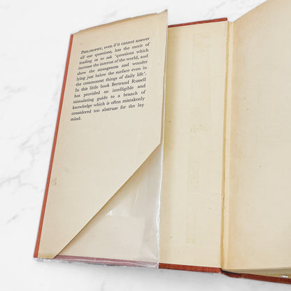 The Problems of Philosophy by Bertrand Russell [U.K. FIRST EDITION] 1948 • 20th Printing • Oxford
