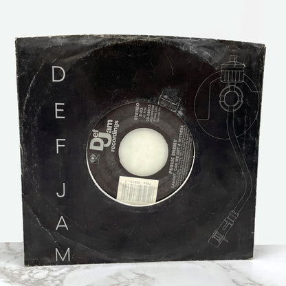 Public Enemy – Black Steel In The Hour Of Chaos b/w Caught Can I Get a Witness [7" VINYL SINGLE] 1988 • Def Jam