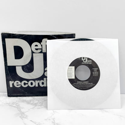 Public Enemy – Black Steel In The Hour Of Chaos b/w Caught Can I Get a Witness [7" VINYL SINGLE] 1988 • Def Jam