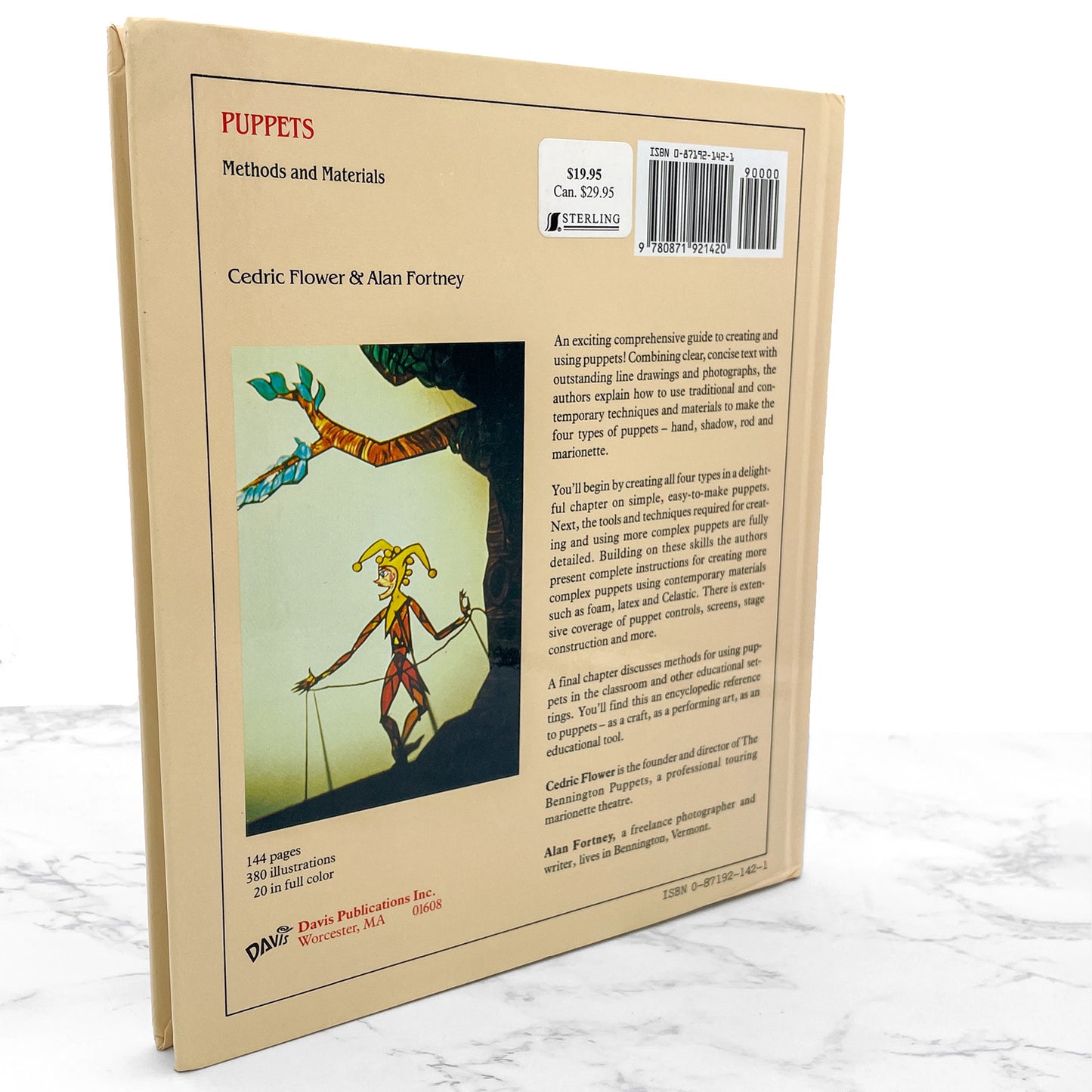 Puppets: Methods & Materials by Cedric Flower & Alan Fortney [FIRST EDITION] 1983 • Davis