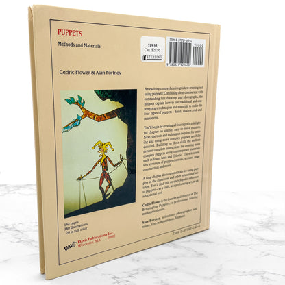 Puppets: Methods & Materials by Cedric Flower & Alan Fortney [FIRST EDITION] 1983 • Davis