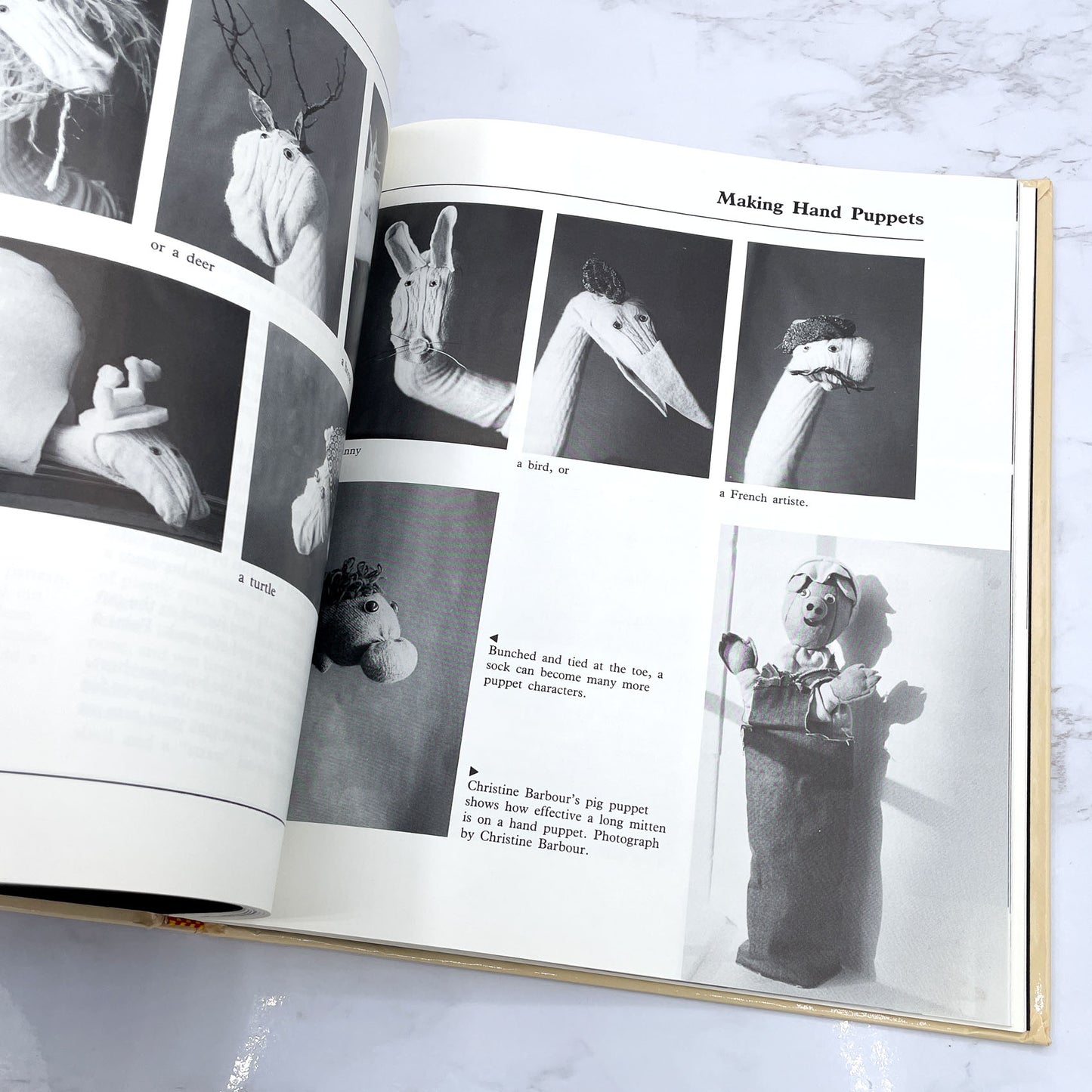 Puppets: Methods & Materials by Cedric Flower & Alan Fortney [FIRST EDITION] 1983 • Davis