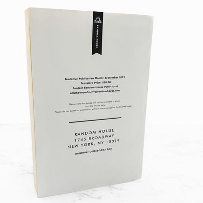 Quichotte by Salman Rushdie [UNCORRECTED PROOF • ADVANCE] 2019 • Random House