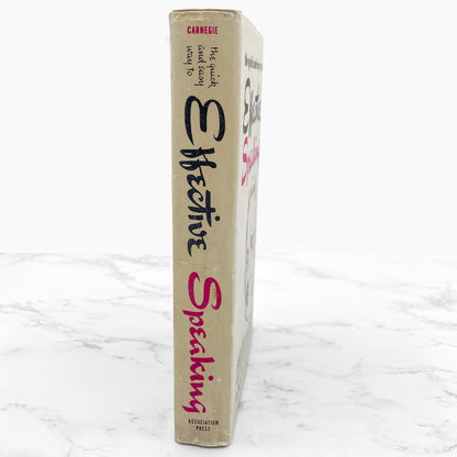 The Quick and Easy Way to Effective Speaking by Dale Carnegie [FIRST EDITION] 1964 • 4th Printing • The Association Press