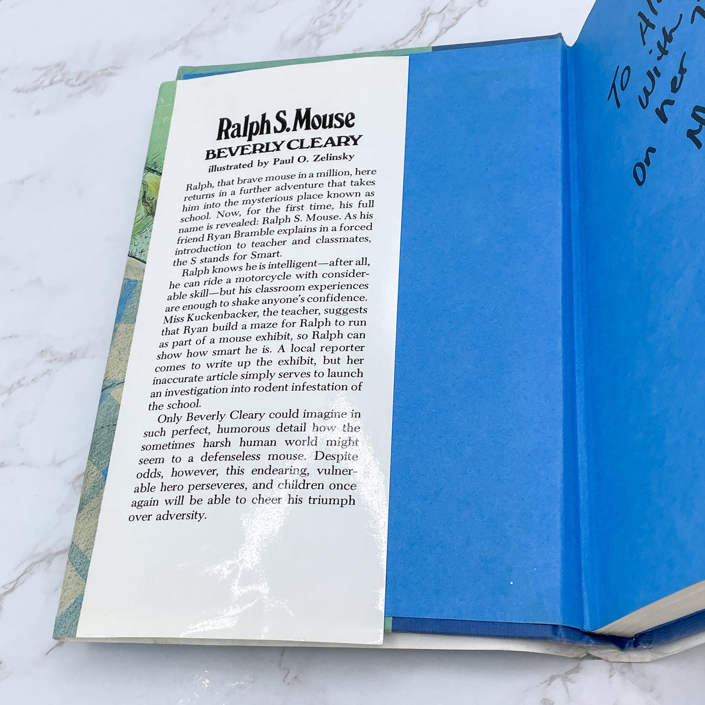 Ralph S. Mouse by Beverly Cleary [FIRST EDITION] 1982 • William Morrow