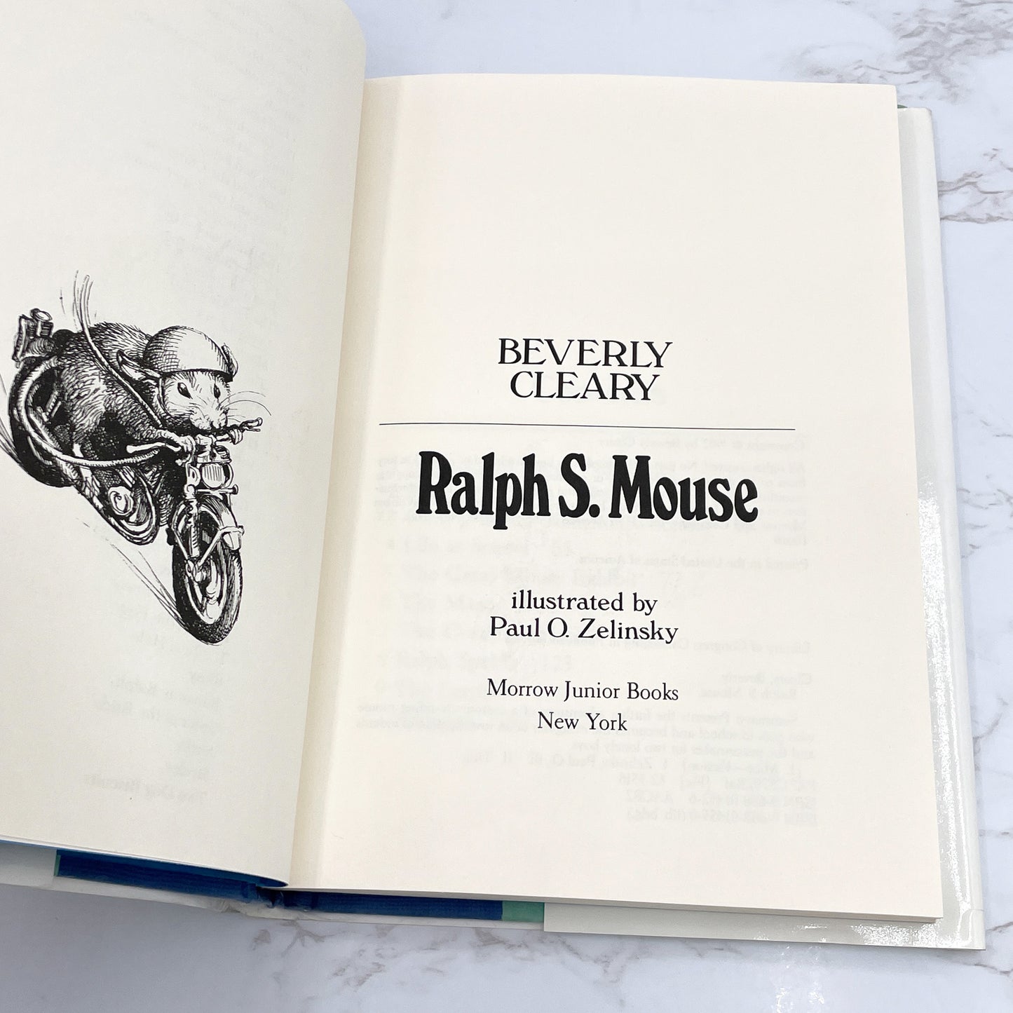 Ralph S. Mouse by Beverly Cleary [FIRST EDITION] 1982 • William Morrow