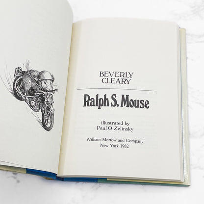 Ralph S. Mouse by Beverly Cleary [FIRST EDITION • FIRST PRINTING] 1982 • William Morrow
