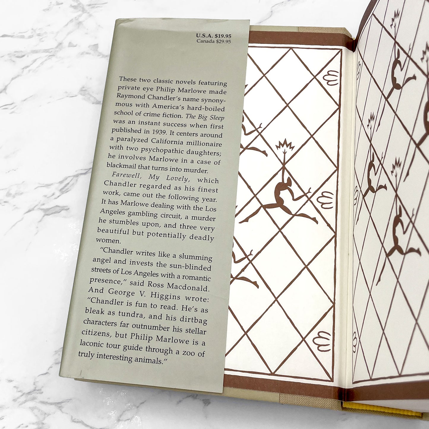 The Big Sleep & Farewell My Lovely (Philip Marlowe #1-2) by Raymond Chandler [HARDCOVER OMNIBUS] 1995 • The Modern Library