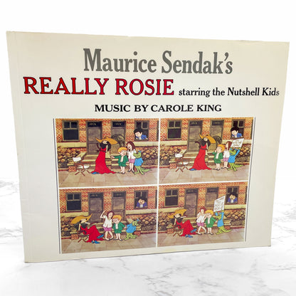 Maurice Sendak's Really Rosie Starring the Nutshell Kids by Maurice Sendak & Carole King [TRADE PAPERBACK] 1986 • HarperCollins