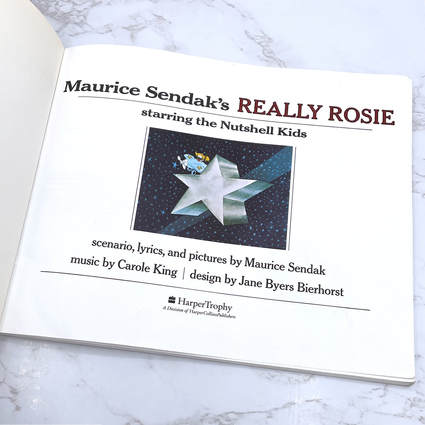 Maurice Sendak's Really Rosie Starring the Nutshell Kids by Maurice Sendak & Carole King [TRADE PAPERBACK] 1986 • HarperCollins