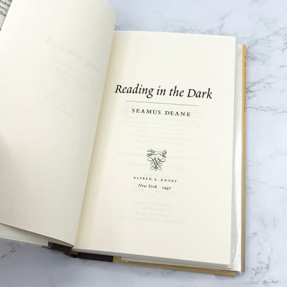 Reading in the Dark by Seamus Deane [U.S. FIRST EDITION] 1997 • Knopf