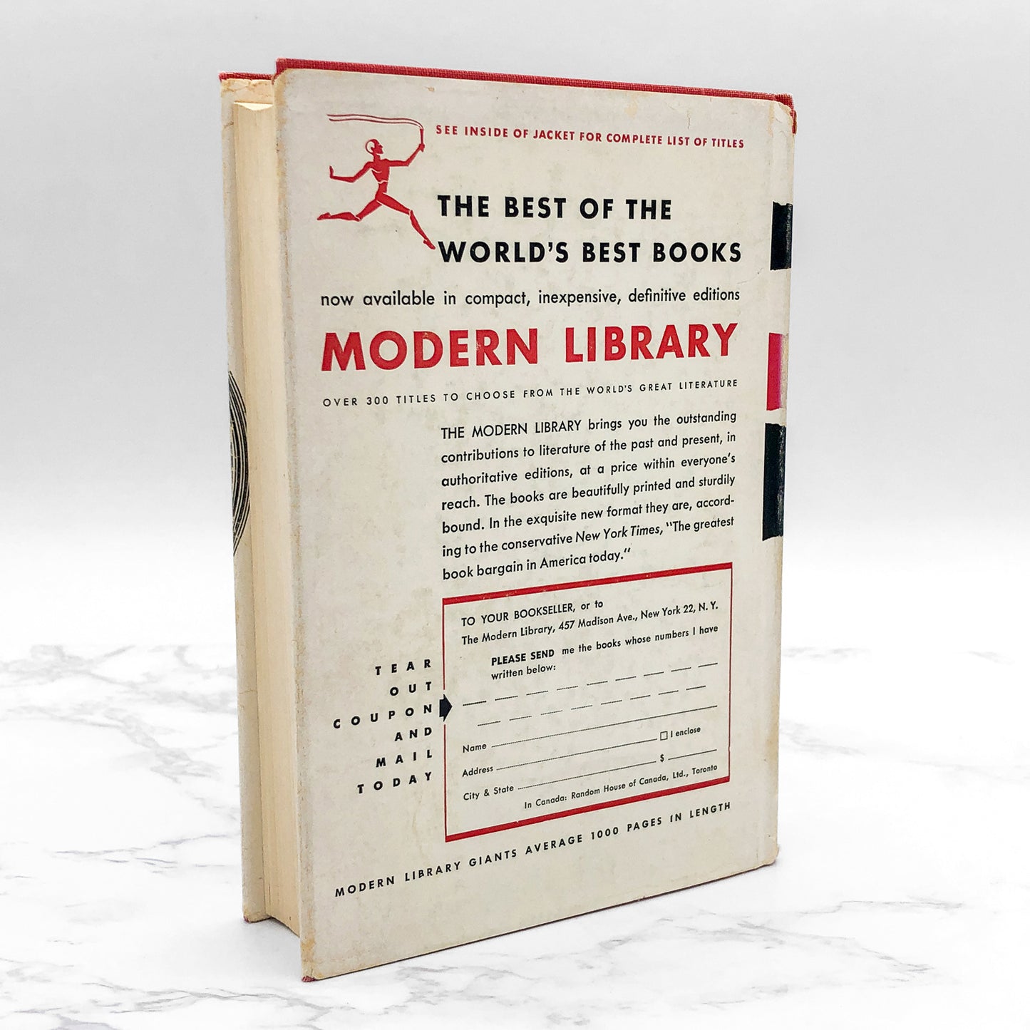 The Red and the Black by Stendhal [1953 HARDCOVER] • The Modern Library #157 *See Condition