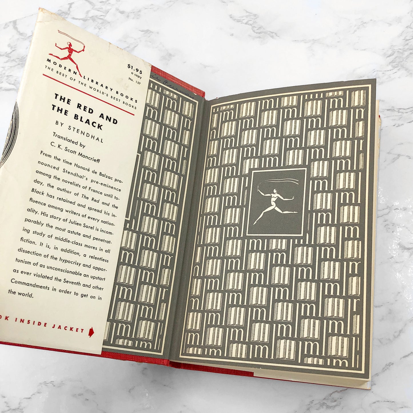 The Red and the Black by Stendhal [1953 HARDCOVER] • The Modern Library #157 *See Condition