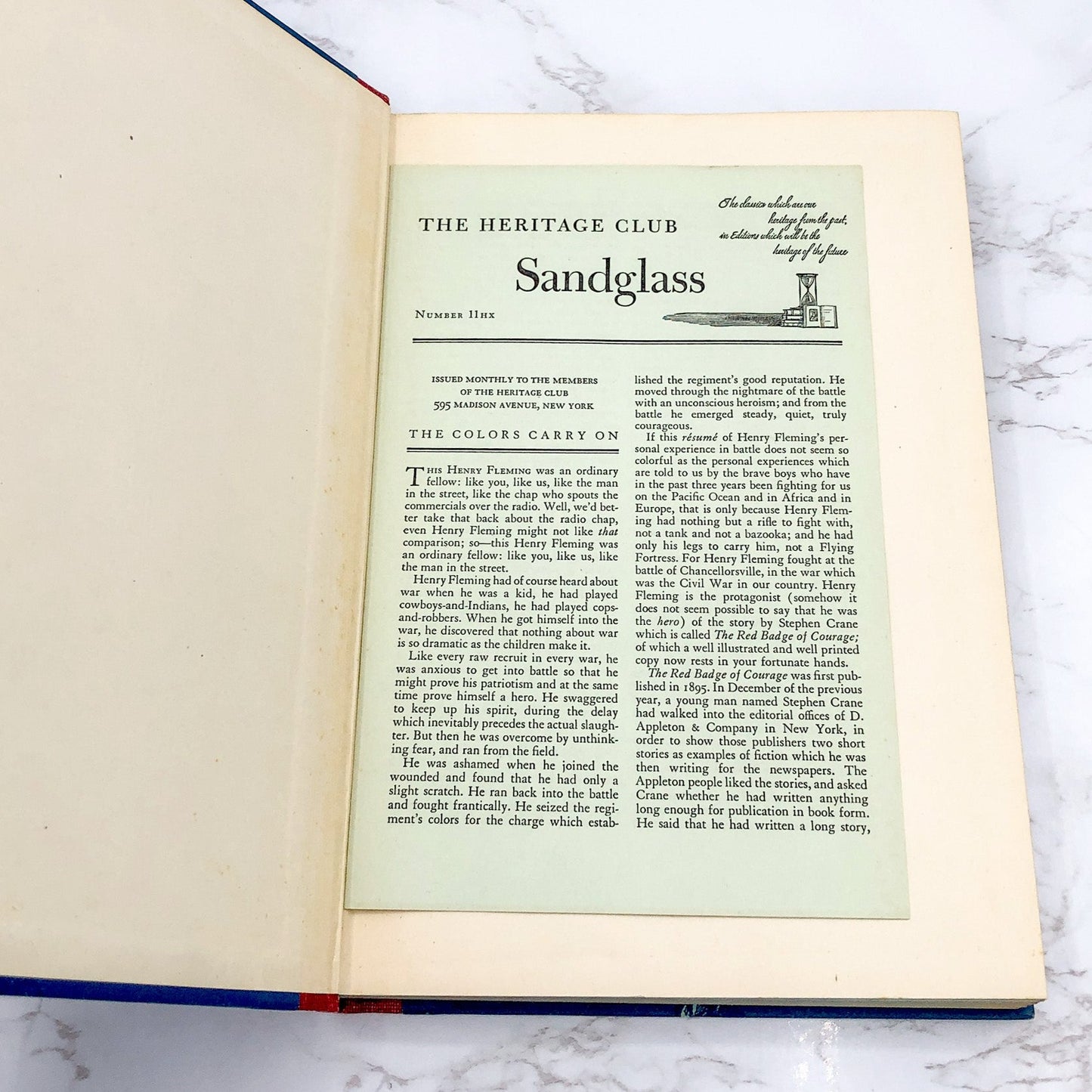 The Red Badge of Courage by Stephen Crane [ILLUSTRATED LIMITED EDITION] 1944 • The Heritage Press