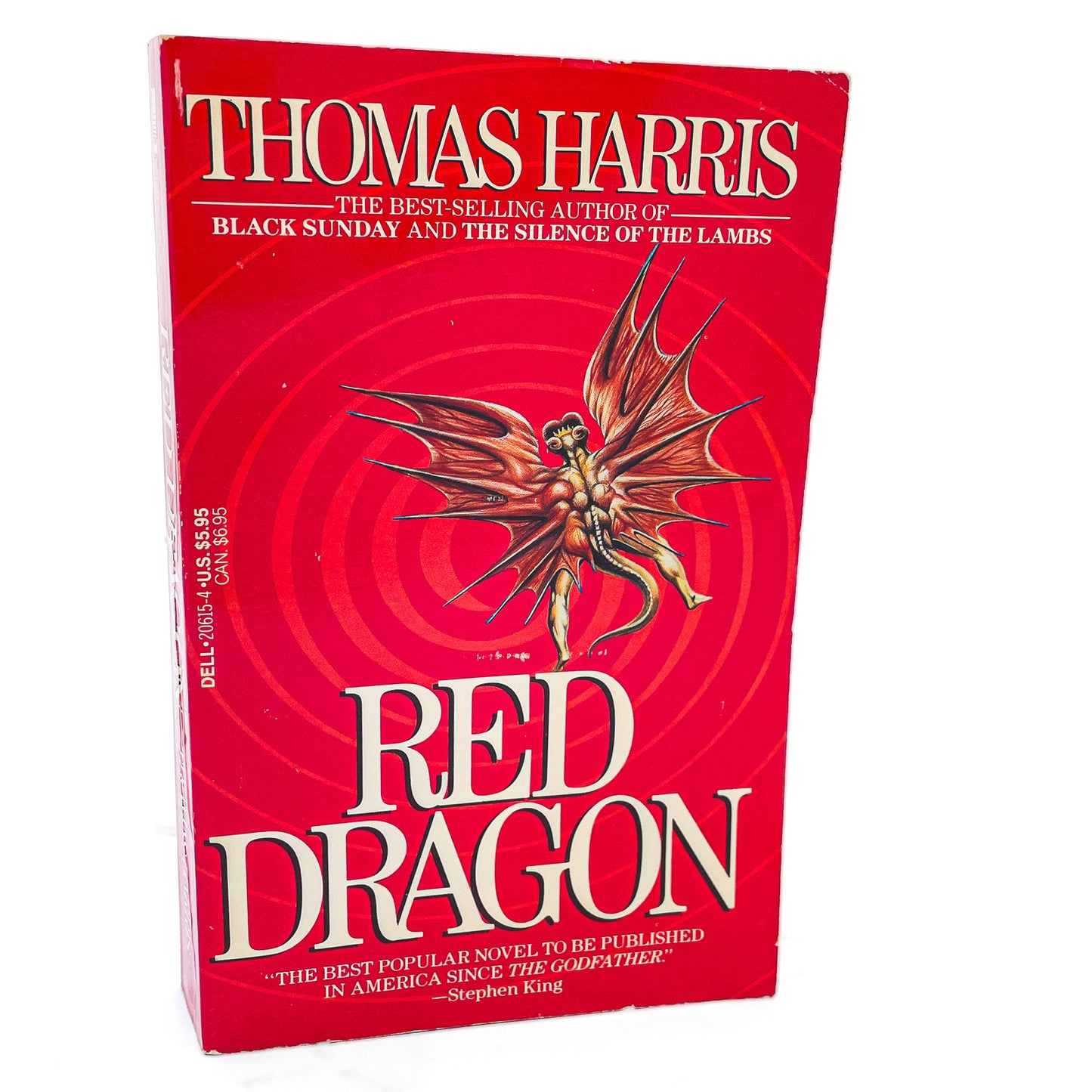 Red Dragon by Thomas Harris [1990 PAPERBACK] Dell • Hannibal #1