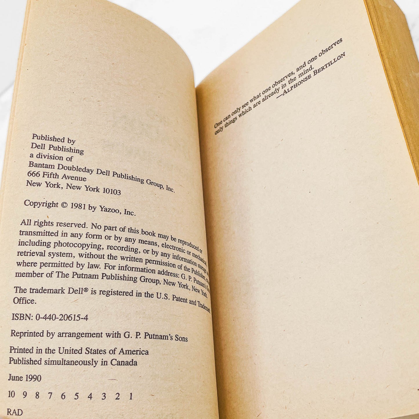 Red Dragon by Thomas Harris [1990 PAPERBACK] Dell • Hannibal #1