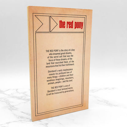 The Red Pony by John Steinbeck [1966 PAPERBACK] • Bantam