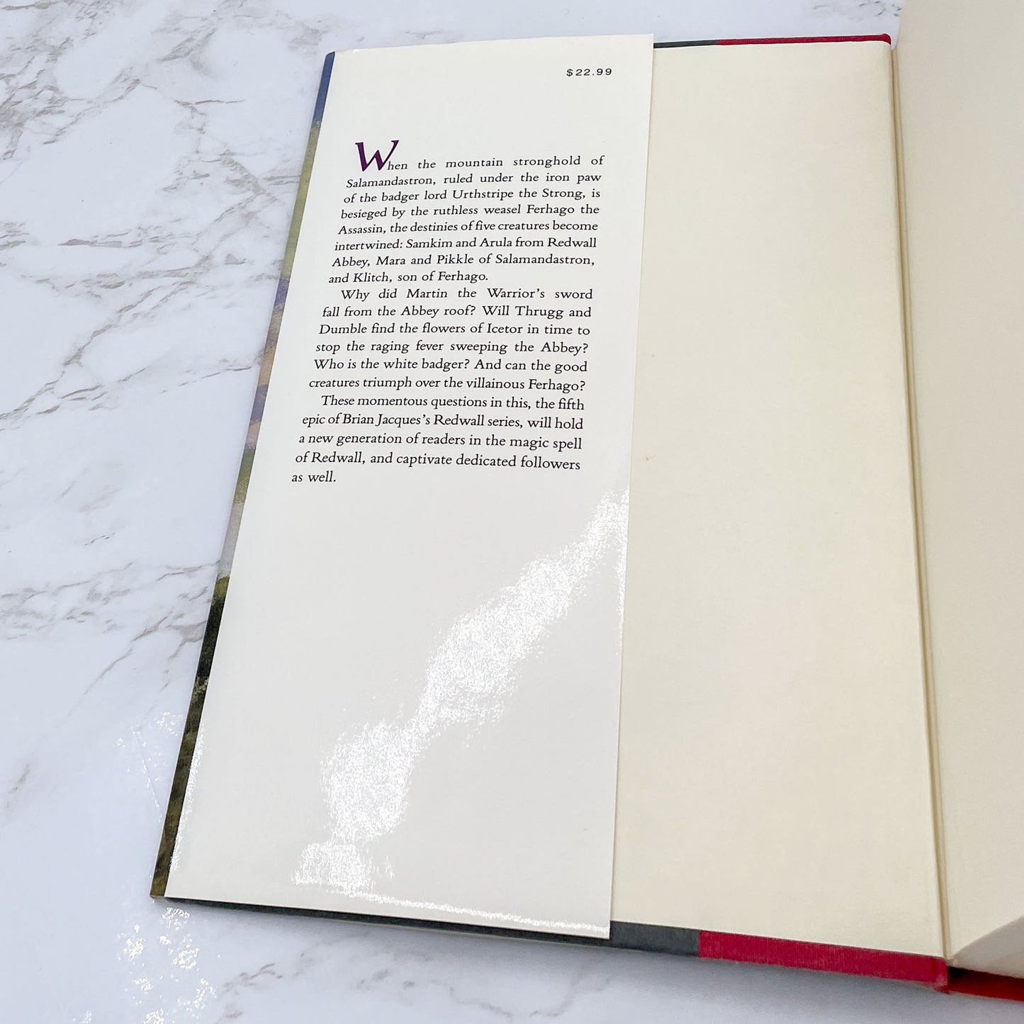 Salamandastron by Brian Jacques [FIRST EDITION] 1993 ❧ Philomel Books ❧ Redwall #5