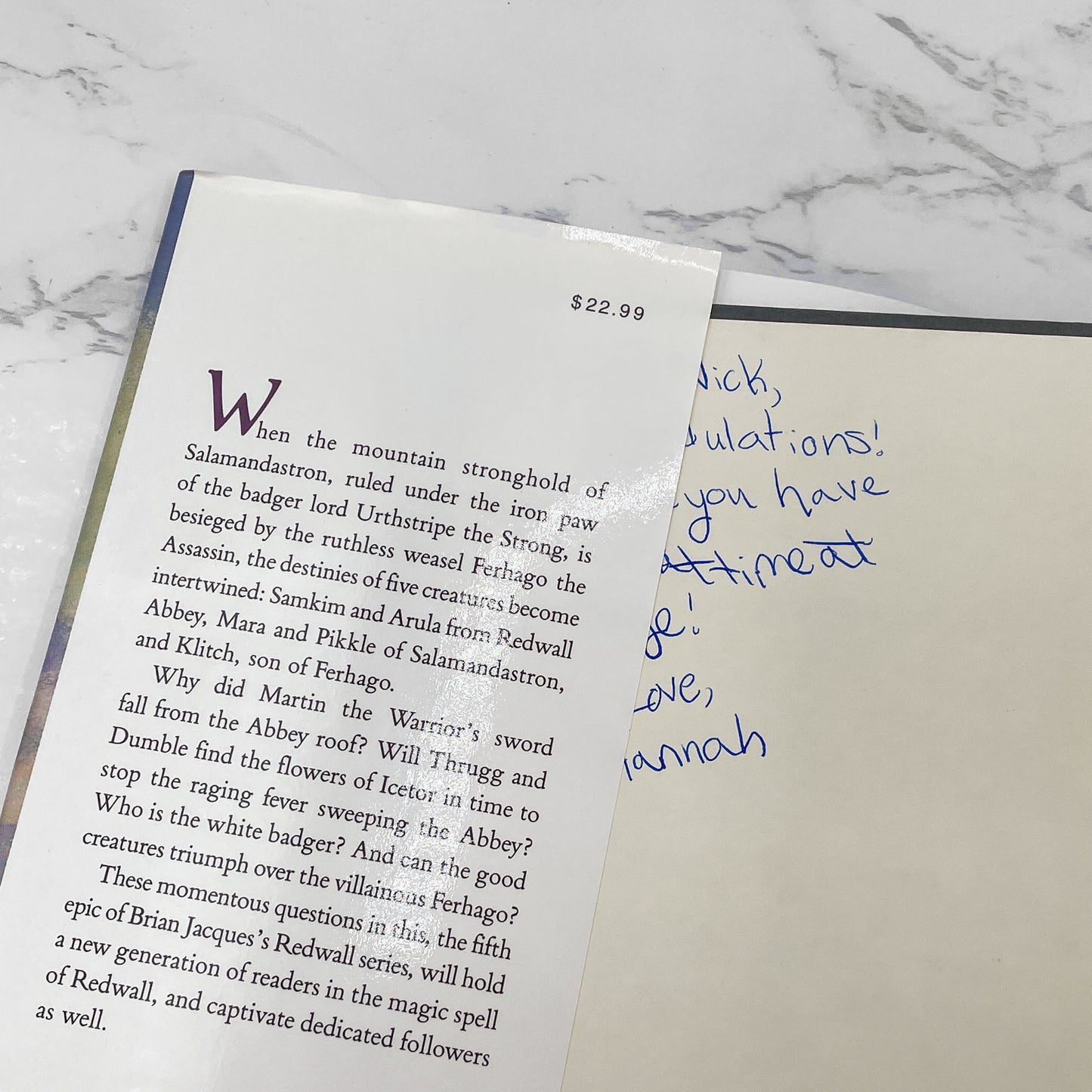 Salamandastron by Brian Jacques [FIRST EDITION] 1993 ❧ Philomel Books ❧ Redwall #5