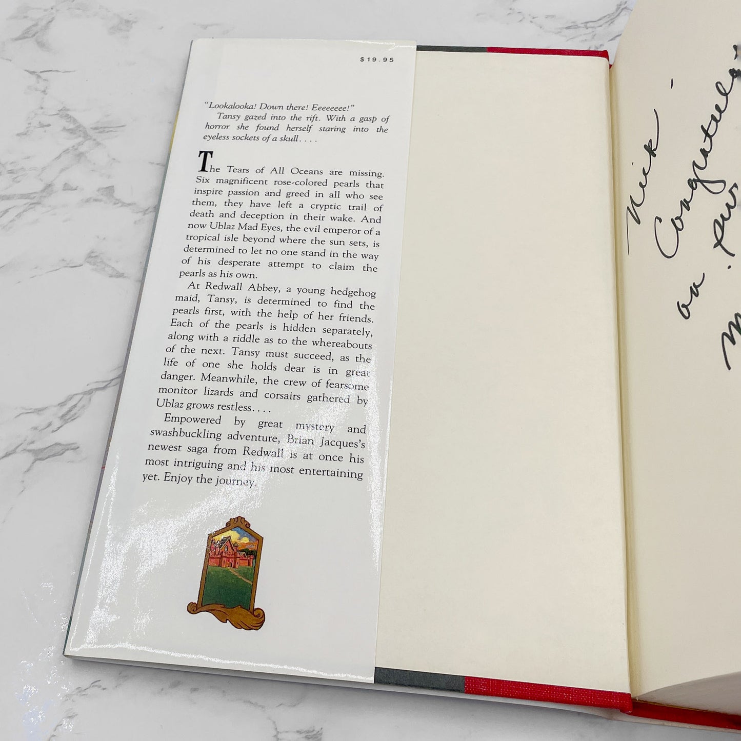 Pearls of Lutra by Brian Jacques [U.S. FIRST EDITION • FIRST PRINTING] 1997 ❧ Redwall #9 ❧ Philomel