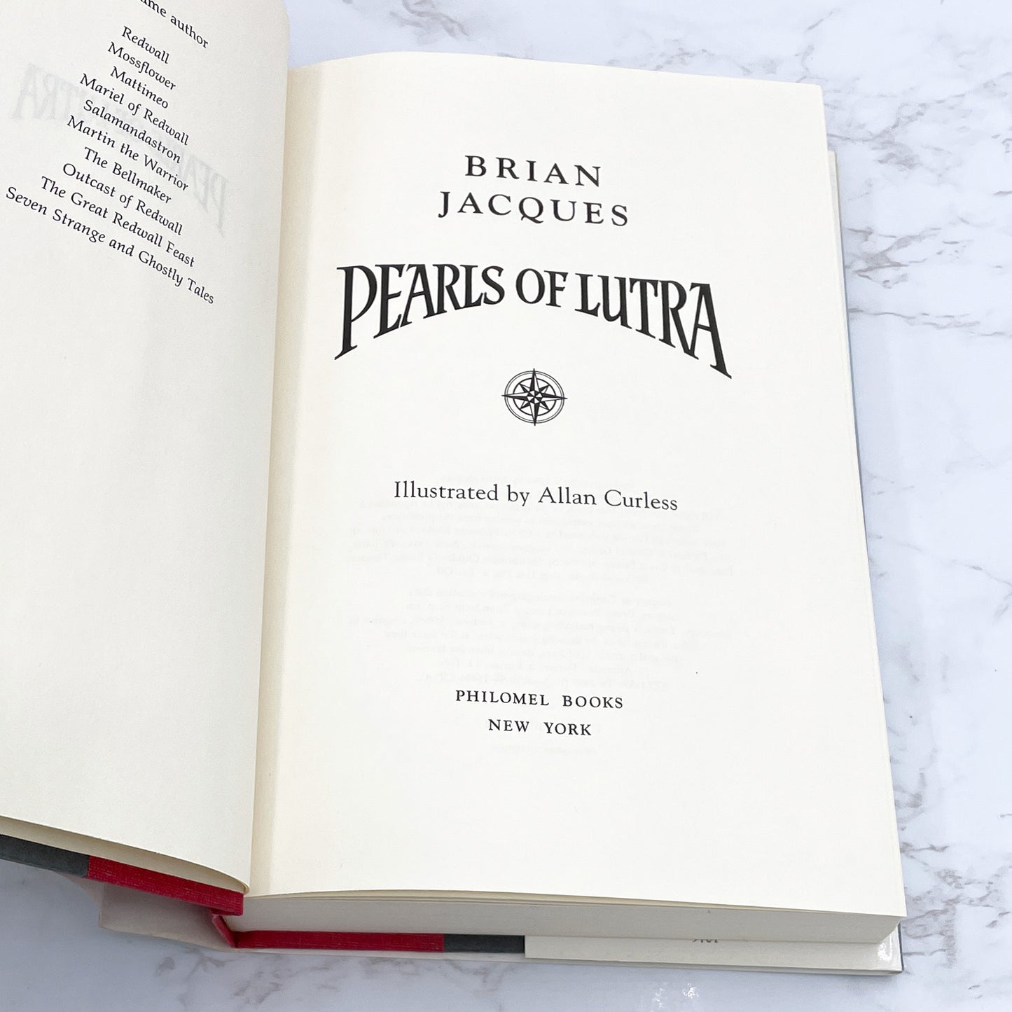 Pearls of Lutra by Brian Jacques [U.S. FIRST EDITION • FIRST PRINTING] 1997 ❧ Redwall #9 ❧ Philomel